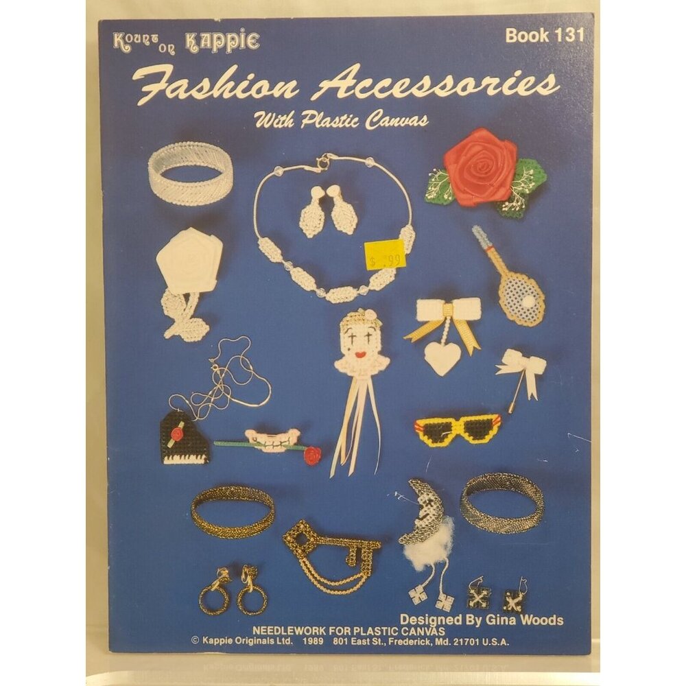 Fairytale Jewelry Box in Plastic Canvas Girls pattern bracelets fashion 1980s